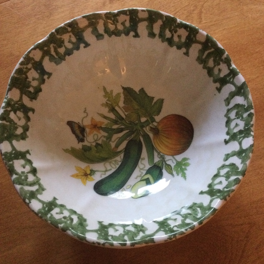 Vintage Garantito Per Alimenti  Squash Veg Bowl